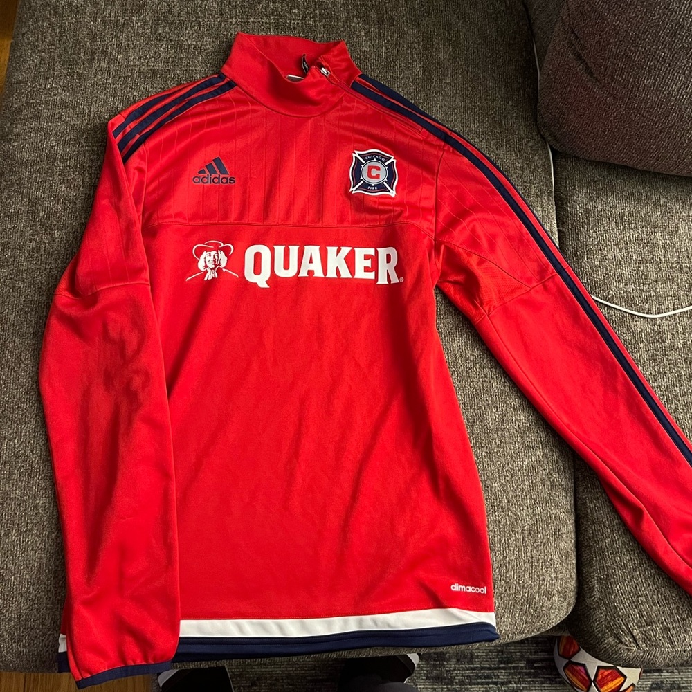 Chicago Fire MLS Mens long sleeve warm up